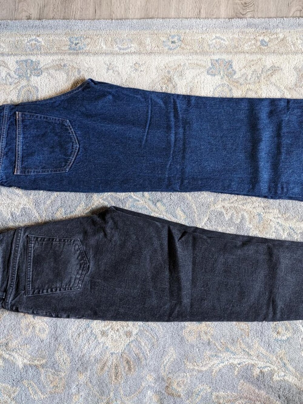 H&M Jeans - Straight (black) and flare (blue) - size 6